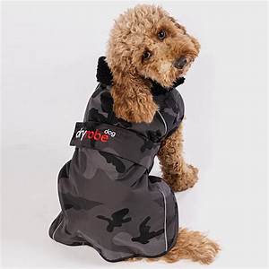 dryrobe Dog Black Camo Black S