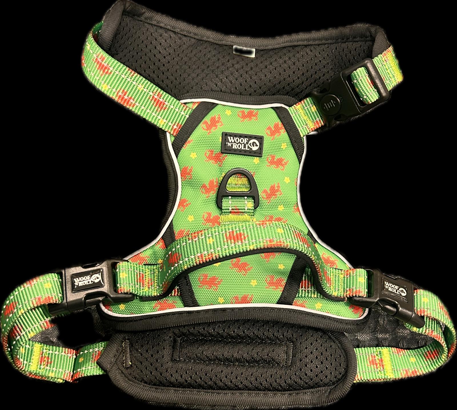 Woof'n'Roll Harness - Welsh Dragon Edition
